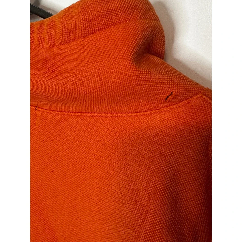 Lauren Ralph Lauren Orange Marine Supply Co RL/67 Cowl Neck Hoodie Mens Large